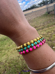 Enamel Tile Bracelets