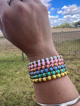 Load image into Gallery viewer, Enamel Tile Bracelets
